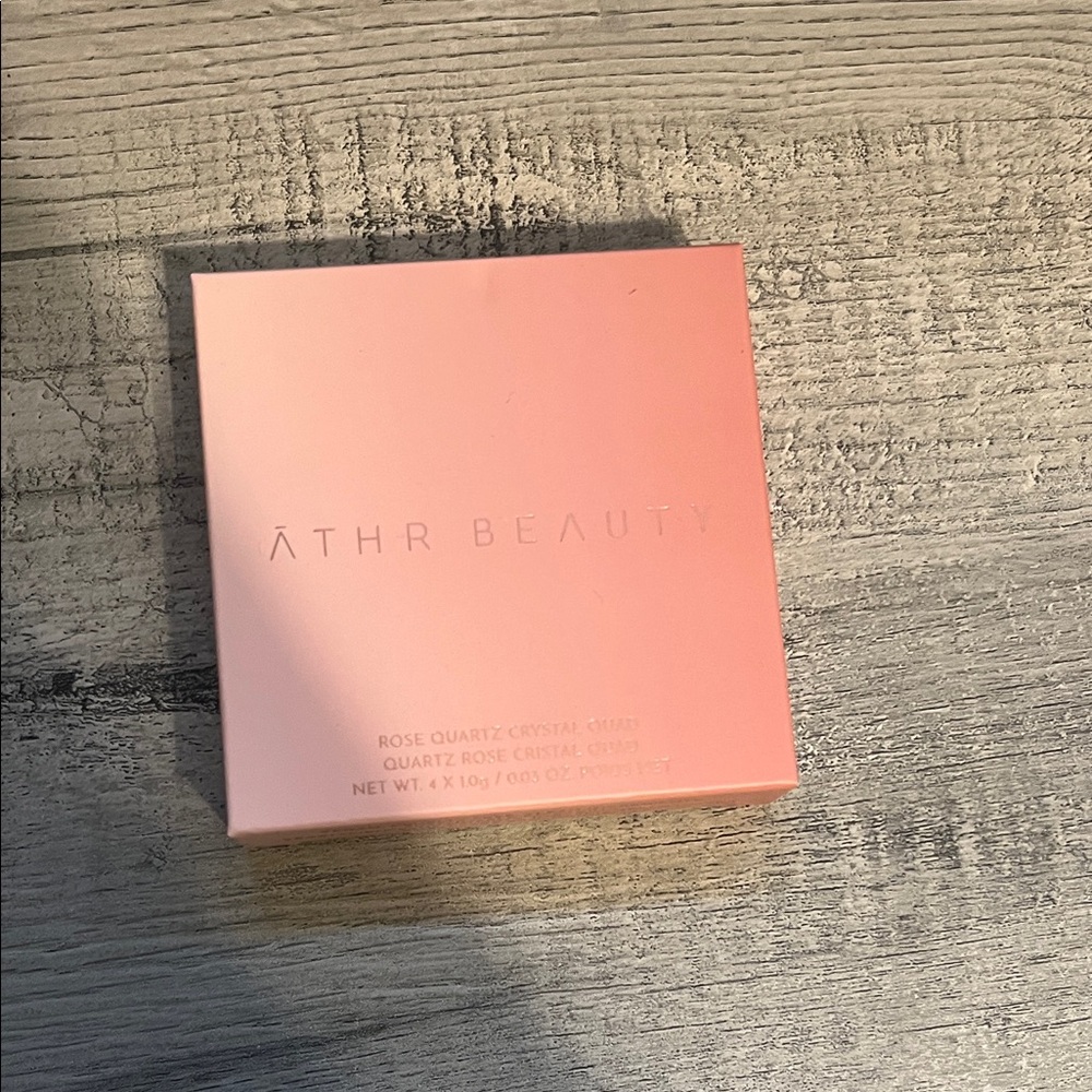Athr Beauty Rose Quartz Crystal Quad Eyeshadow Palette